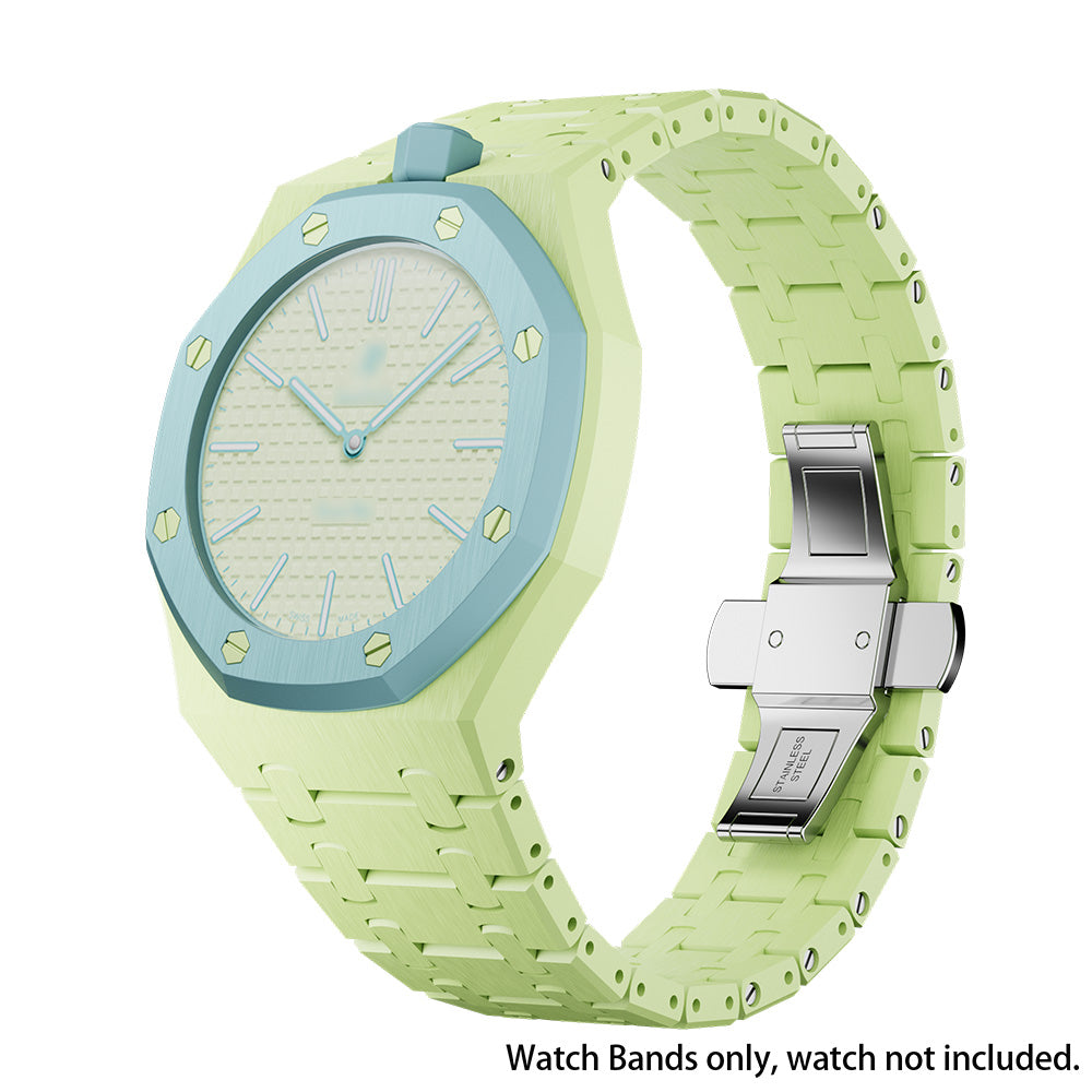 Royal Pop Ceramica Strap — Electric Lime | Bioceramic Band for Swatch × AP Royal Pop - Scirocco Labs