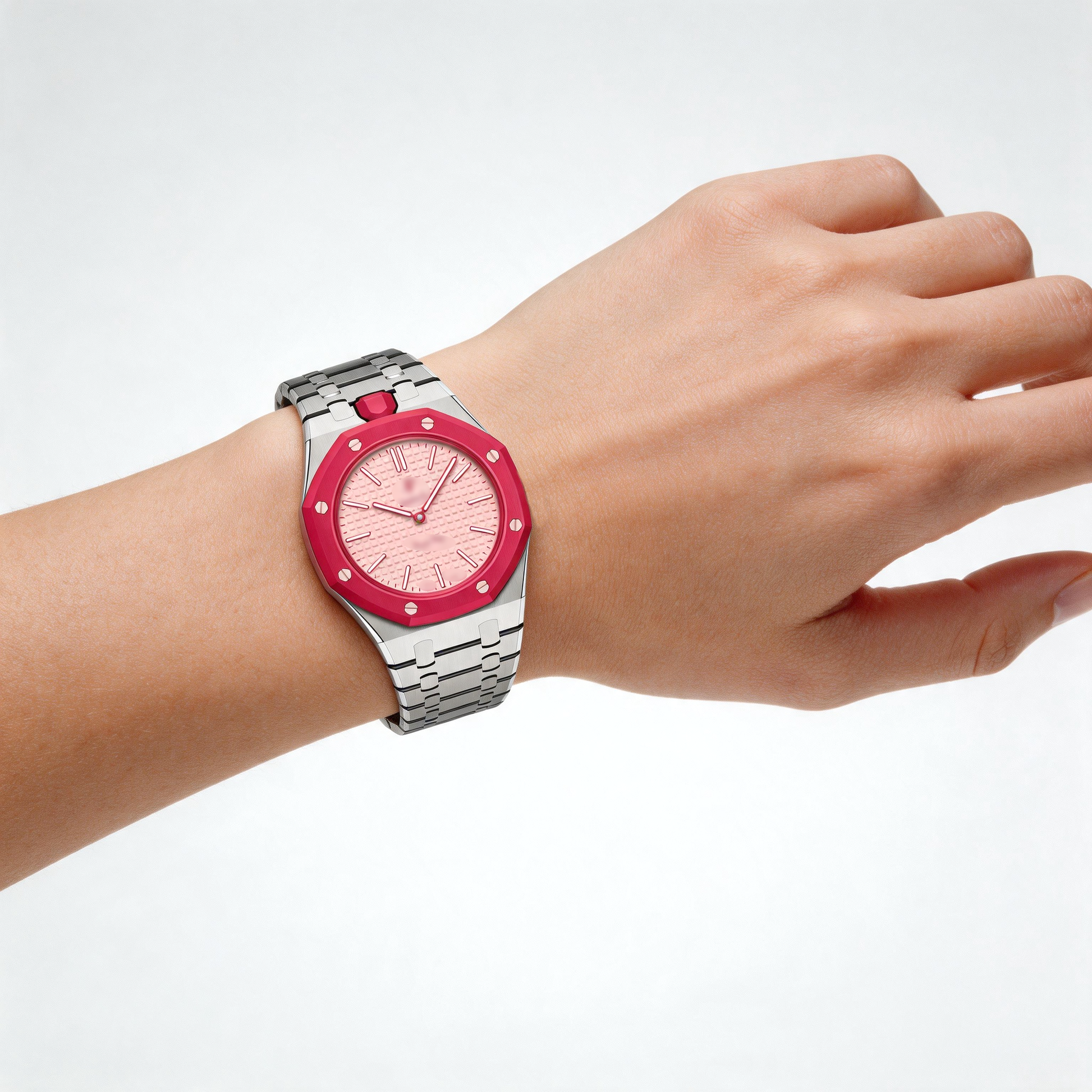 Royal Pop Stainless Steel Strap — Crown at 12 | Swatch × AP Compatible - Swatch x AP Royal Pop Strap - Default Title