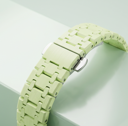 Royal Pop Ceramica Strap — Electric Lime | Bioceramic Band for Swatch × AP Royal Pop - Swatch x AP Royal Pop Strap - Default Title