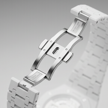 Royal Pop Ceramica Strap — Pearl White | Bioceramic Band for Swatch × AP Royal Pop - Swatch x AP Royal Pop Strap - Default Title