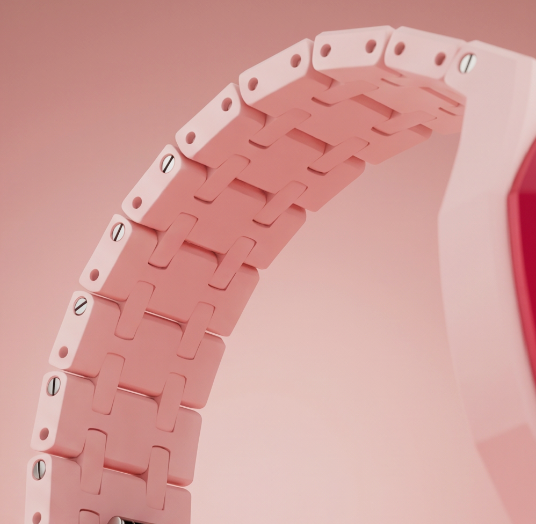 Royal Pop Hybrid Strap — Garnet | Ceramic-TPU Band for Swatch × AP Royal Pop - Swatch x AP Royal Pop Strap - Default Title
