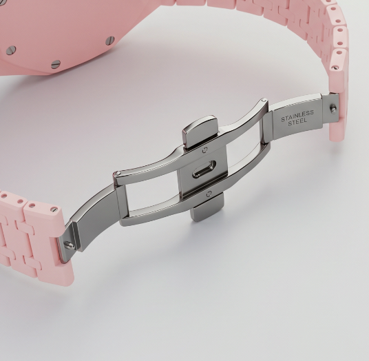 Royal Pop Hybrid Strap — Garnet | Ceramic-TPU Band for Swatch × AP Royal Pop - Swatch x AP Royal Pop Strap - Default Title