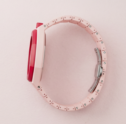 Royal Pop Hybrid Strap — Garnet | Ceramic-TPU Band for Swatch × AP Royal Pop - Swatch x AP Royal Pop Strap - Default Title