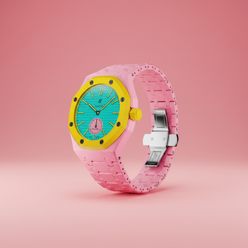 Royal Pop Ceramica Strap — Raspberry Pink | Bioceramic Band for Swatch × AP Royal Pop - Swatch x AP Royal Pop Strap - Default Title