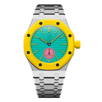 Royal Pop Stainless Steel Strap — Crown at 3 | Swatch × AP Compatible - Swatch x AP Royal Pop Strap - Default Title