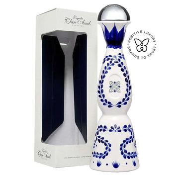 Clase Azul Reposado Tequila 0.7L – 100% Agave - 40% Vol. - verzierte Premium Keramikflasche - Swatch x AP Royal Pop Strap - Default Title